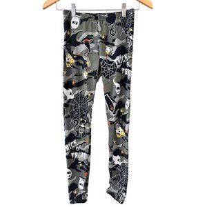 🌸3/$15🌸Gray Halloween Leggings from Eye Candy sz Small